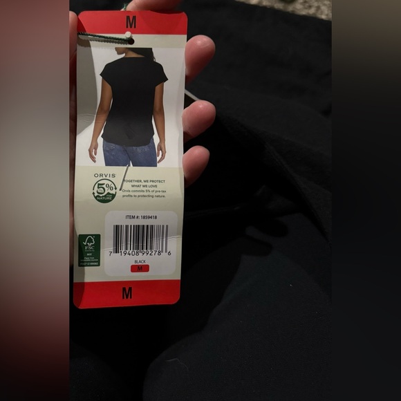 NWT Orvis Black Short Sleeve Women's Tee size M - Picture 6 of 6